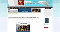 Desktop Screenshot of juegosdragon.com